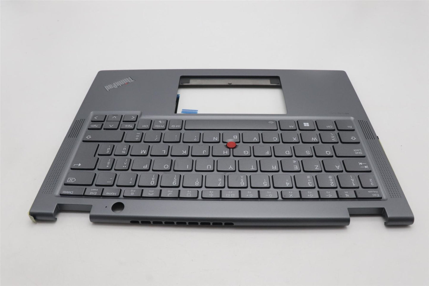 Lenovo ThinkPad X13 Gen 4 Keyboard Palmrest Top Cover Belgian Grey 5M11L64308