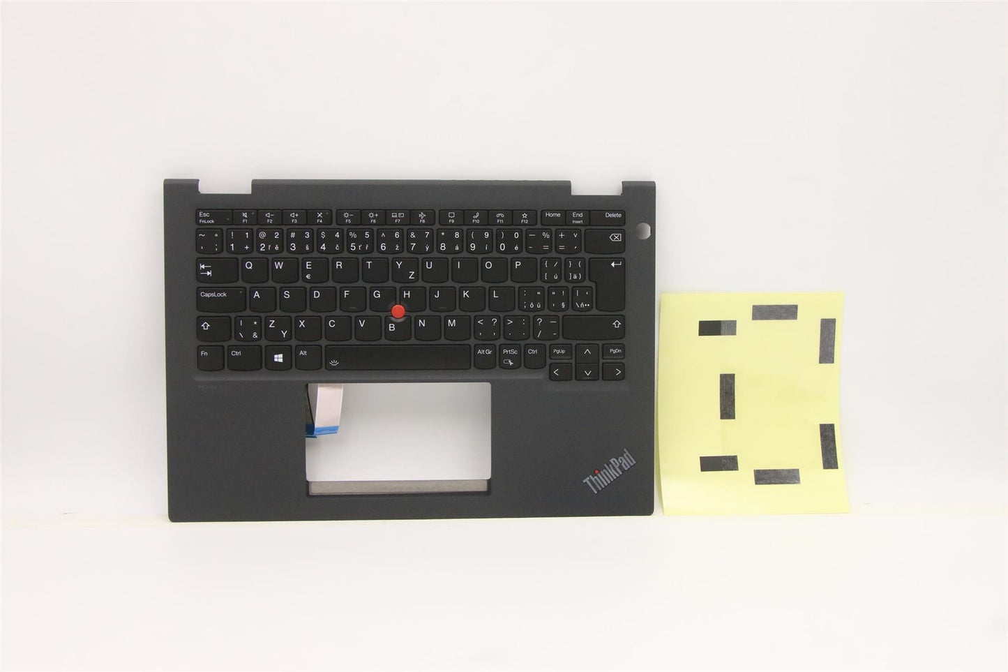 Lenovo Yoga X13 3 X13 2 Keyboard Palmrest Top Cover Czech Black 5M11C18600