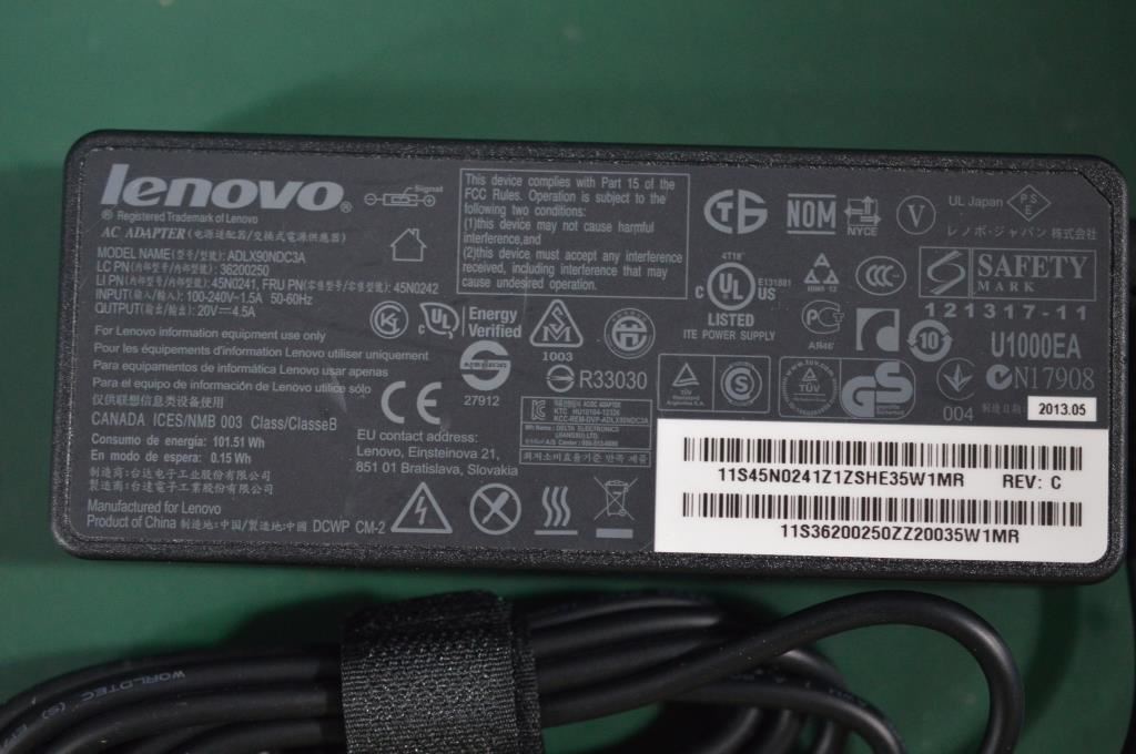Lenovo Delta ADLX90NDC3A 20V4.5A adapter 36200250