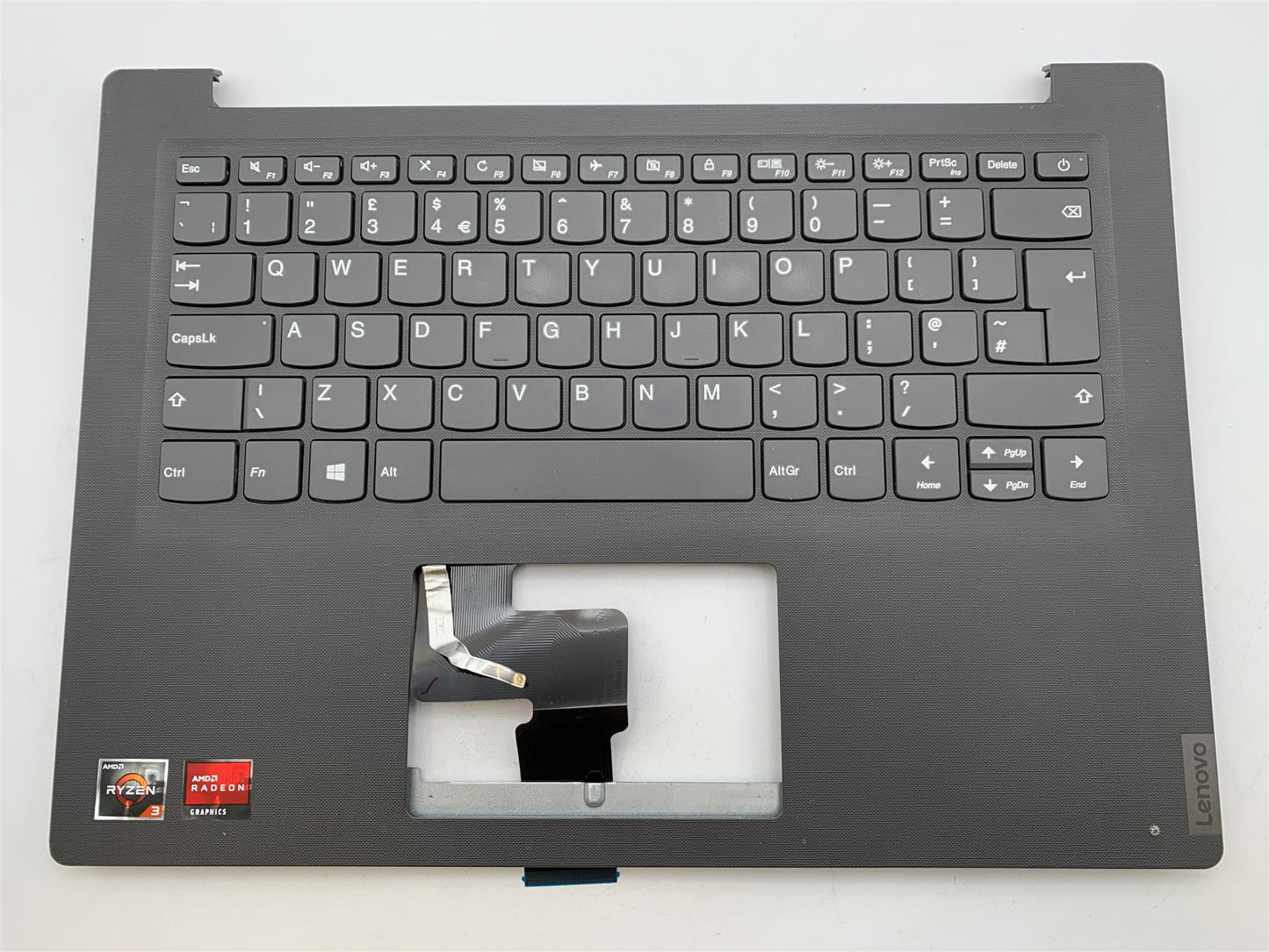 Lenovo V14-ADA Palmrest Cover Touchpad Keyboard UK Grey 5CB0Z21058