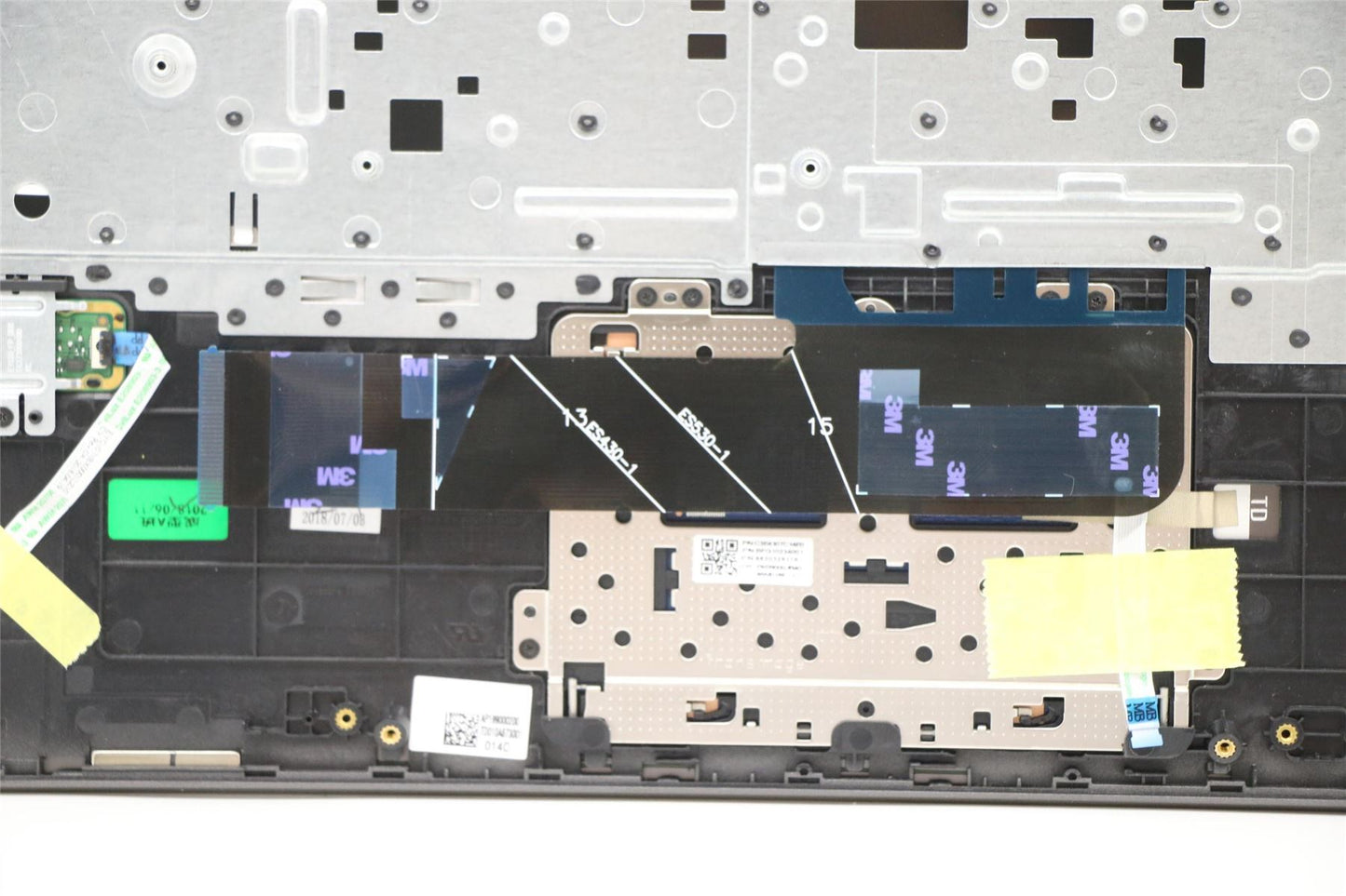 Lenovo Yoga 530-14ARR Keyboard Palmrest Top Cover Hungarian Grey 5CB0R47230