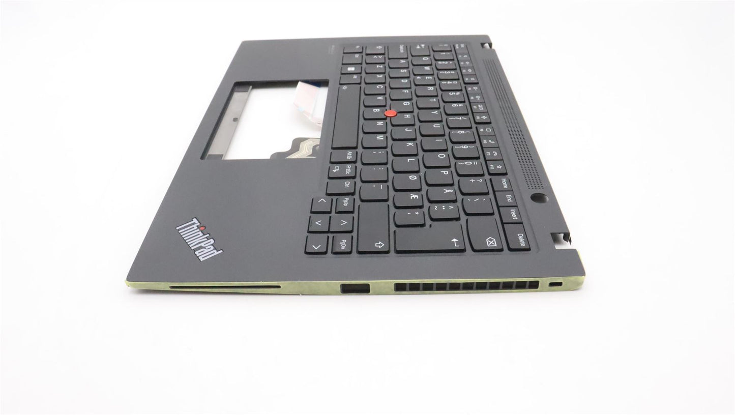 Lenovo ThinkPad T14s 3 Keyboard Palmrest Top Cover Norwegian Black 5M11H25978