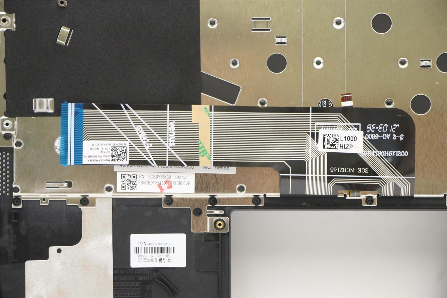Lenovo Upper Case ASM_SP W 81X1 GY 5CB0Y85430