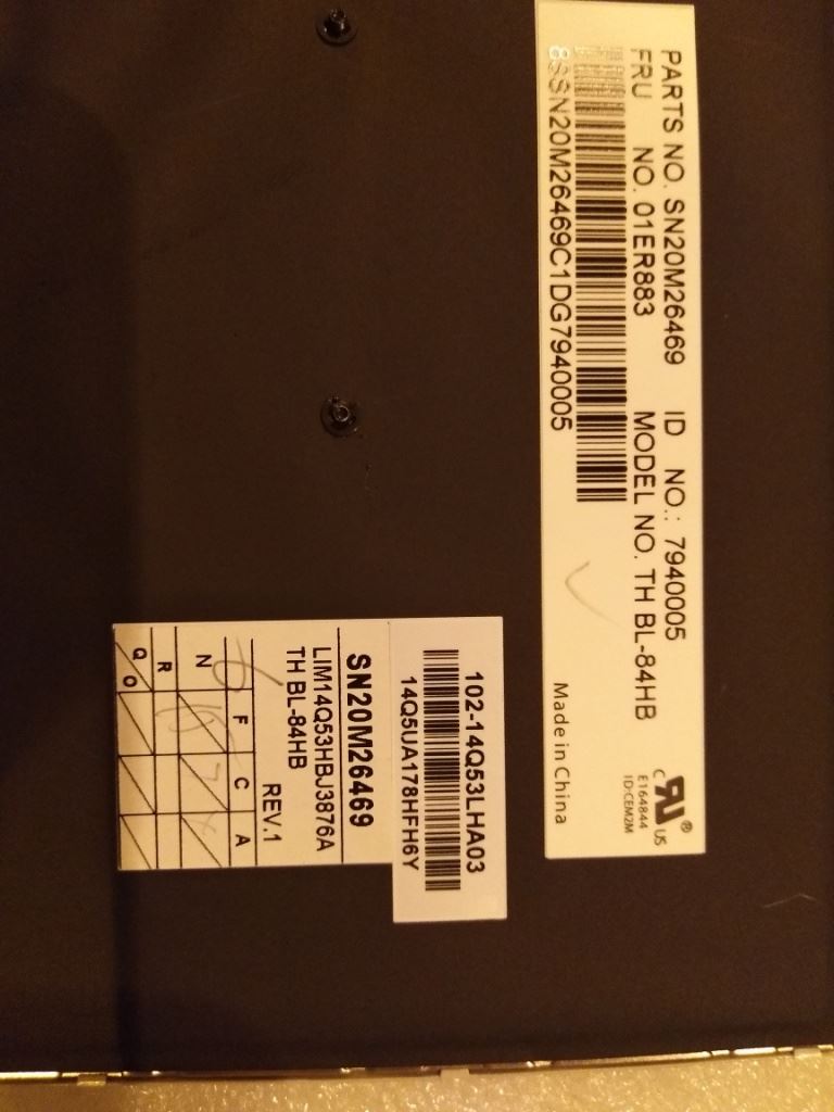 Lenovo ThinkPad T470s Keyboard Icelandic Silver Backlit 01ER883