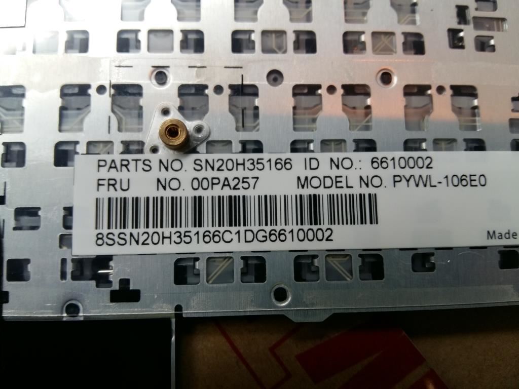 Lenovo ThinkPad P50 P70 Keyboard Spanish Black 00PA257