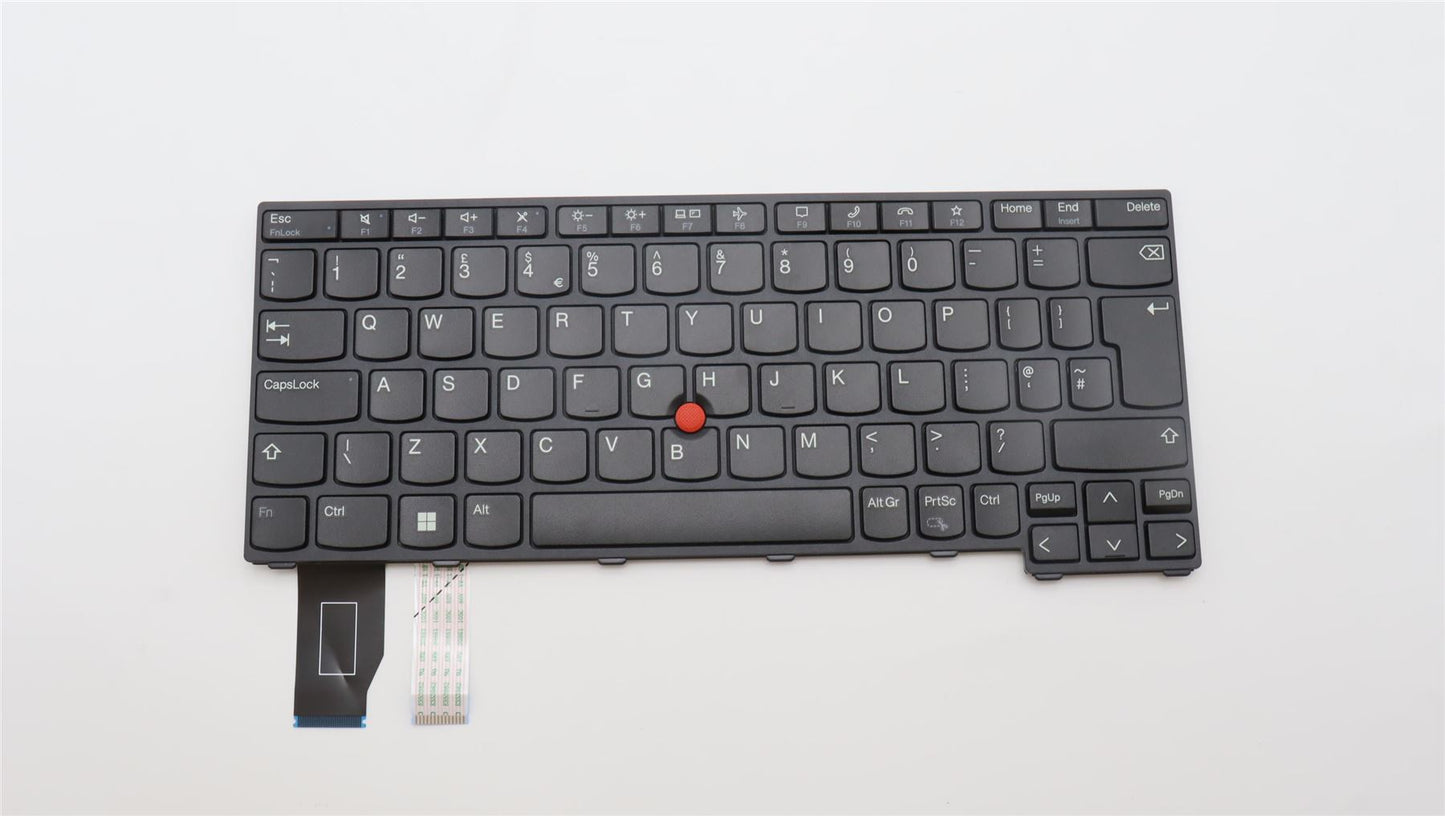 Lenovo ThinkPad X13 2 Keyboard UK Black 5N21A21795