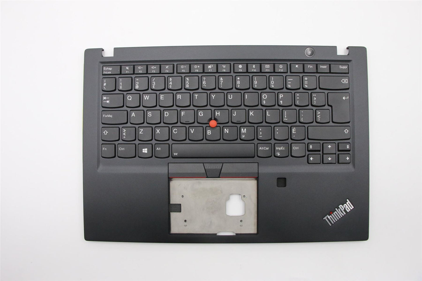 Lenovo ThinkPad T490s Keyboard Palmrest Top Cover Canadian French Black 02HM272