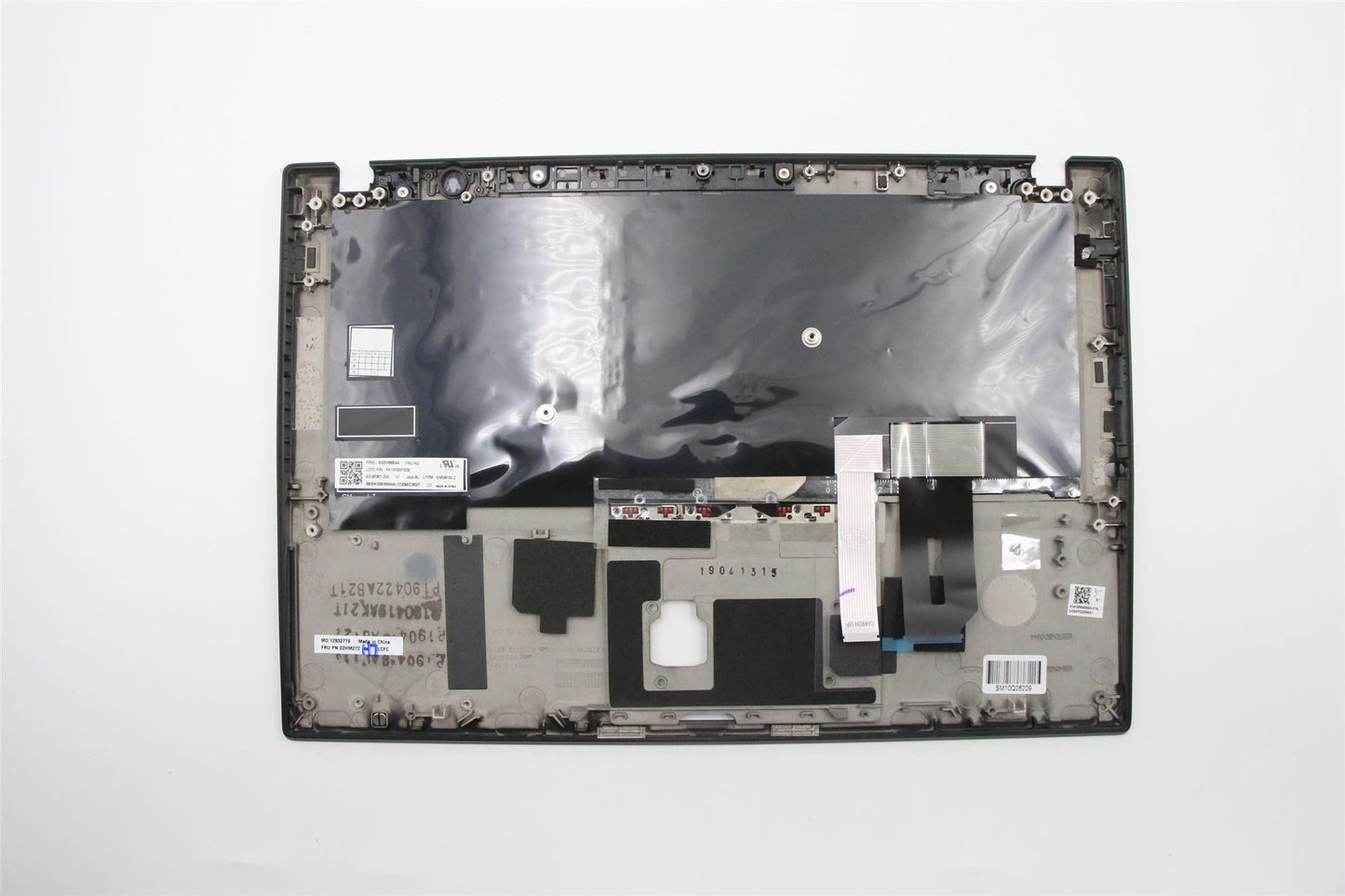 Lenovo ThinkPad T490s Keyboard Palmrest Top Cover Canadian French Black 02HM272