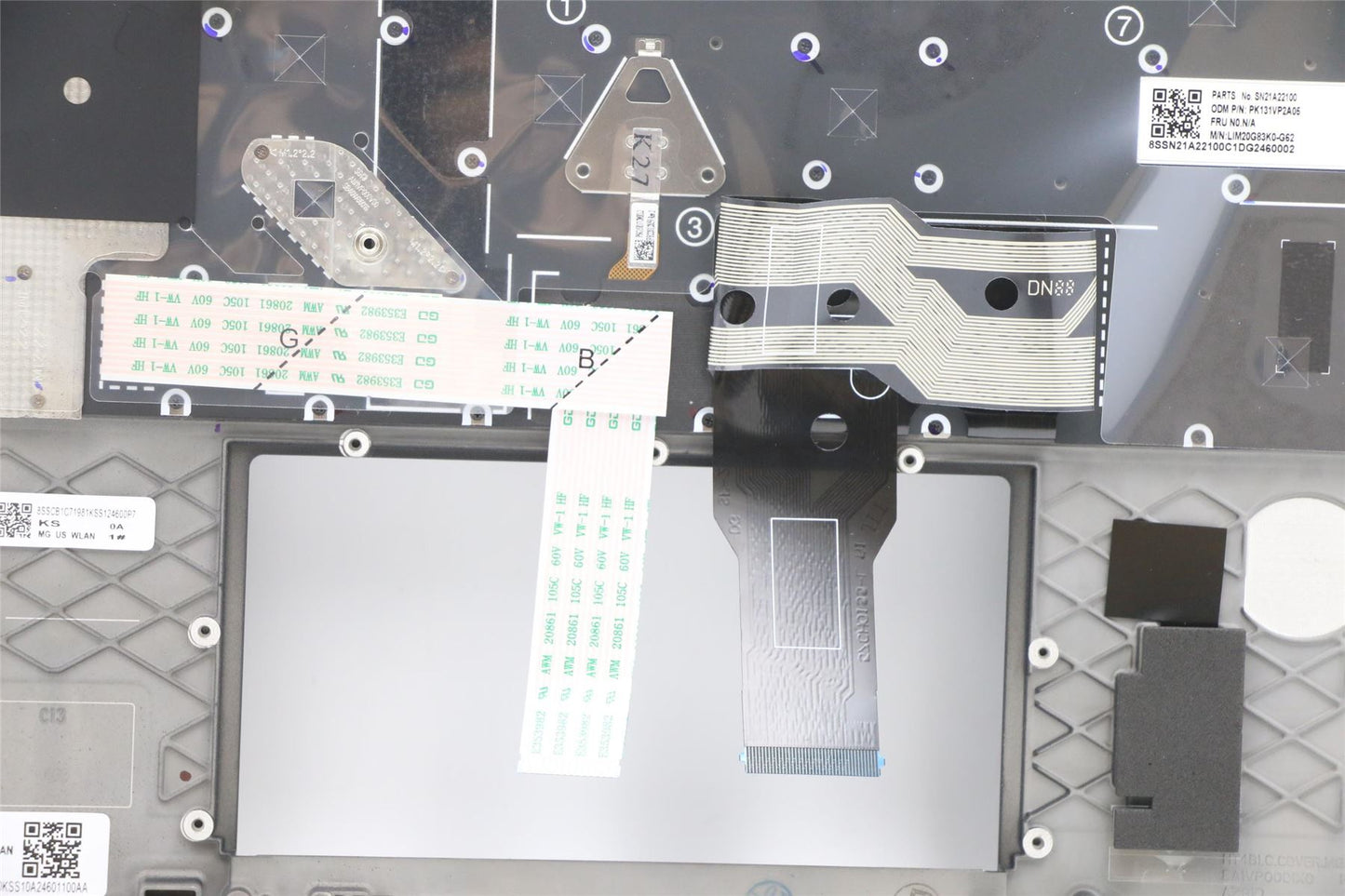 Lenovo MECH_ASM KBD W/C KOR (CHY) US BK 5M11C47805