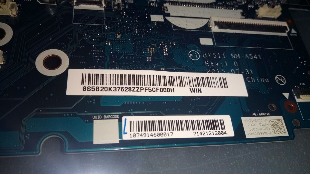 Lenovo IdeaPad Y700-17ISK Motherboard Mainboard i7-6700 4GB RAM DIS 5B20K37628