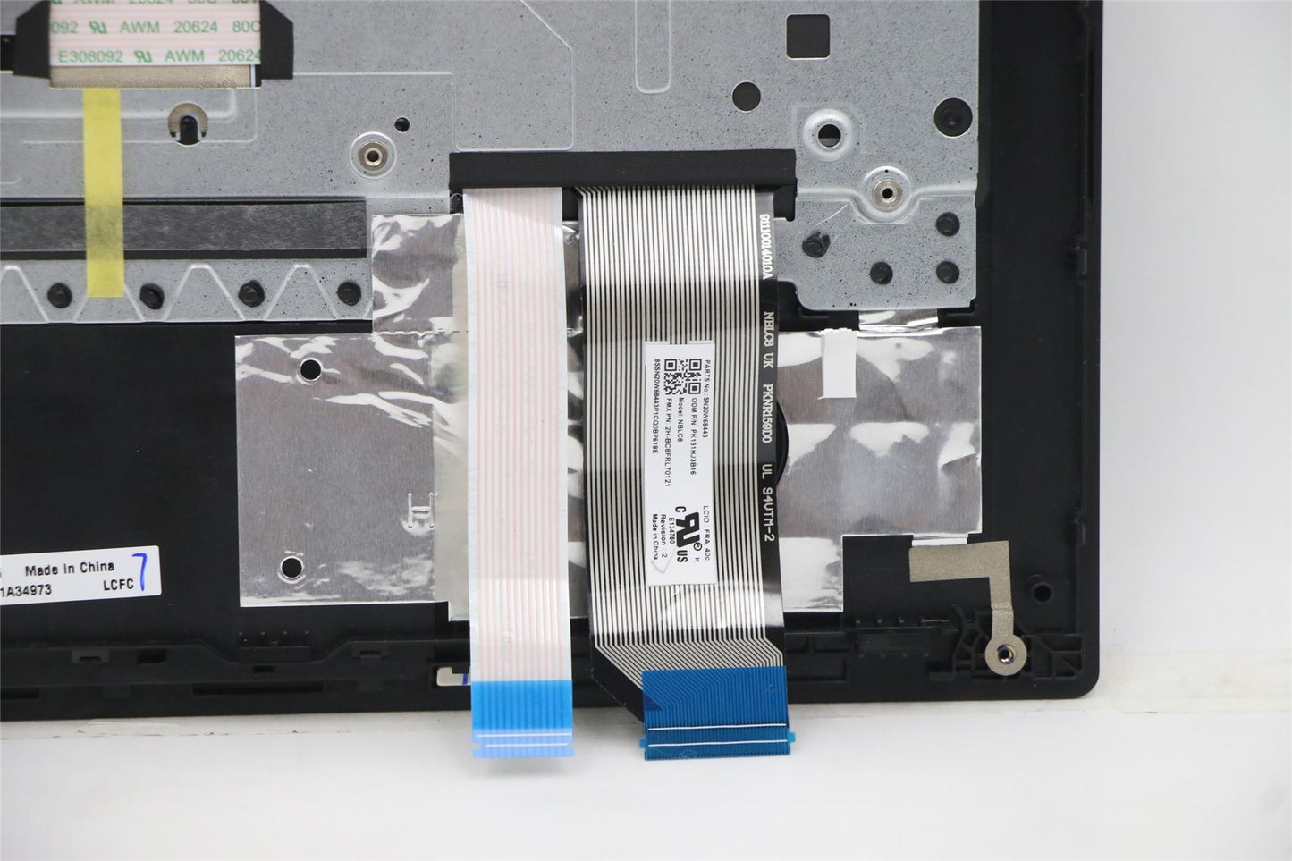 Lenovo MECH_ASM KBD FRA BL(Pri) Pat UK BK 5M11A34973