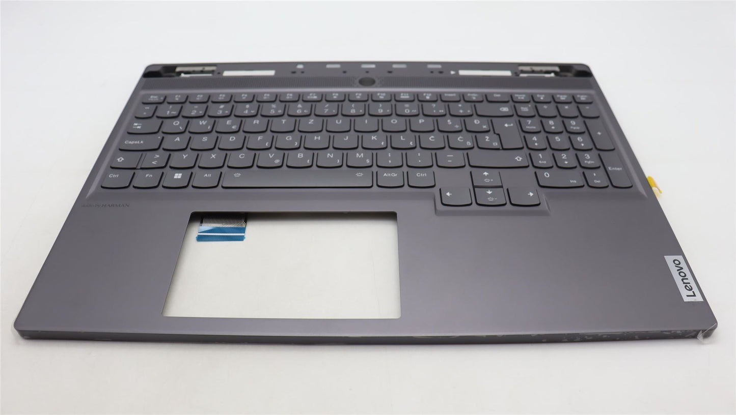 Lenovo Legion S7 16IRH8 Keyboard Palmrest Top Cover Slovenian Silver 5CB1L68013