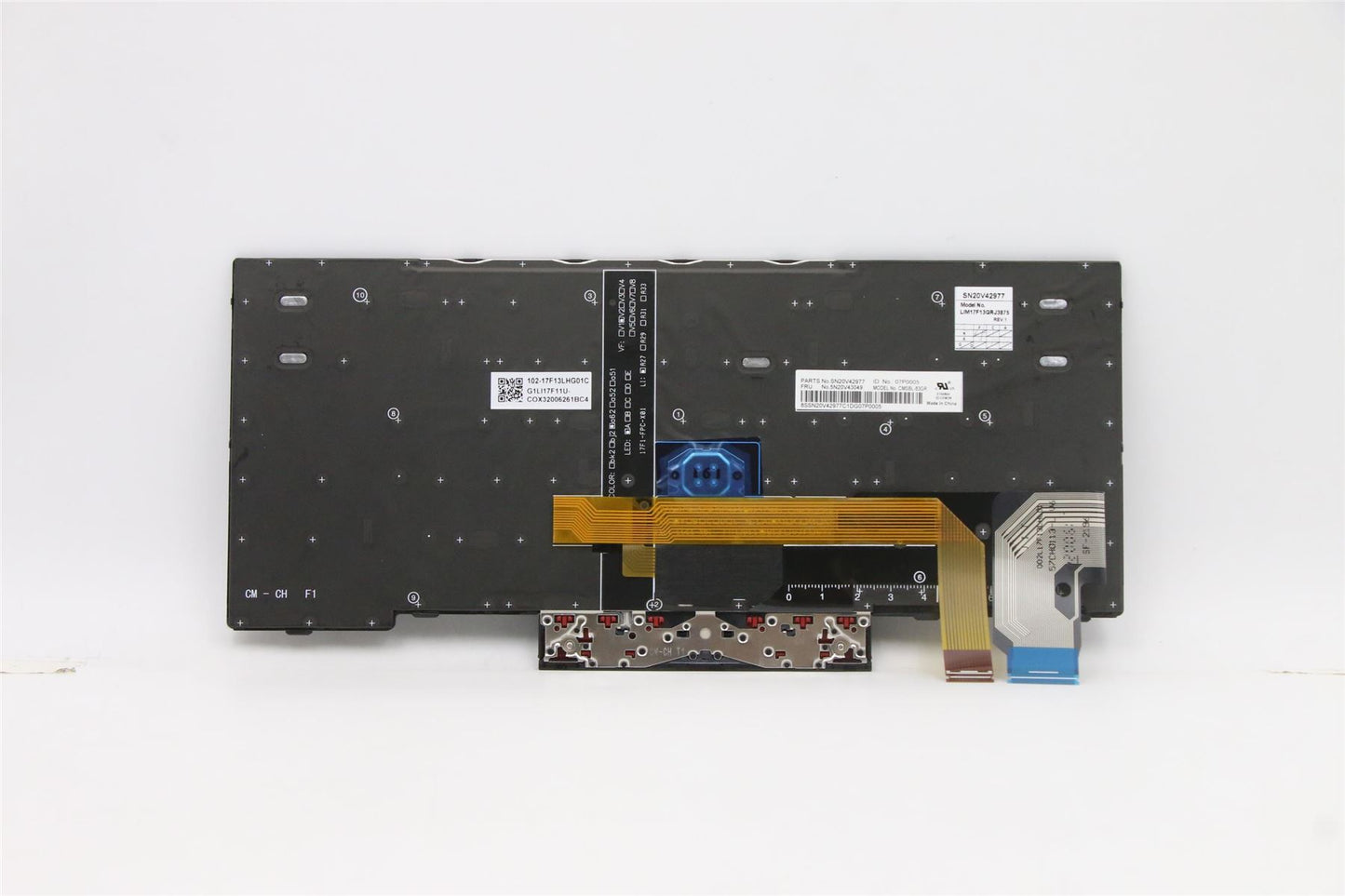Lenovo ThinkPad X13 L13 Gen 2 s Keyboard Greek Black Backlit 5N20V43193