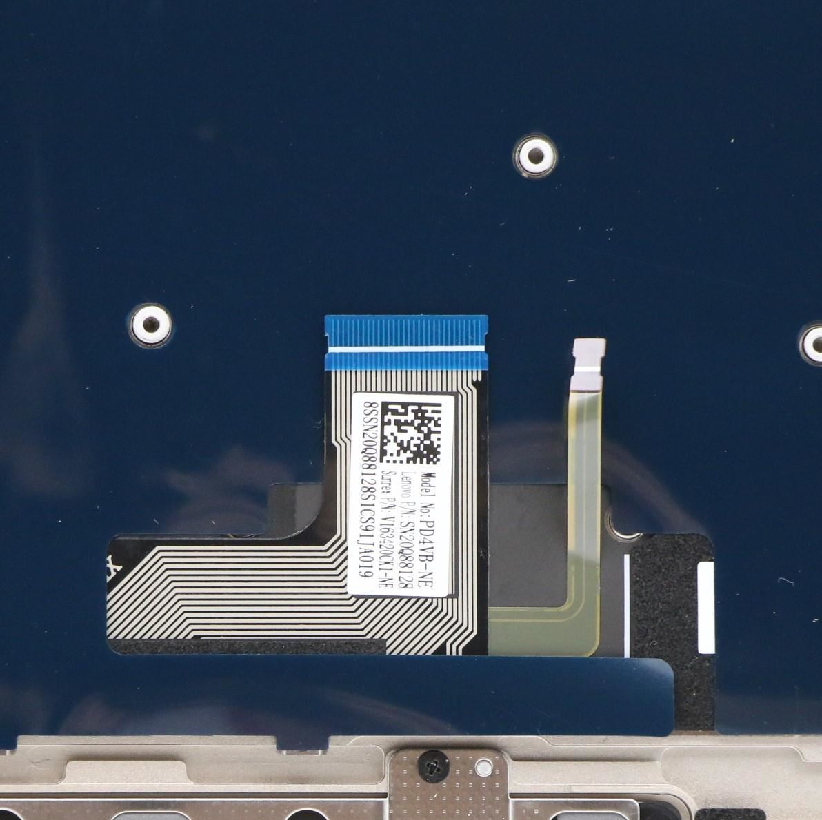 Lenovo Yoga C930-13IKB Keyboard Palmrest Top Cover Nordic Mica 5CB0S72657