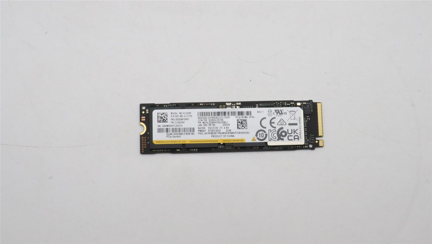 Lenovo ThinkStation P620 P520c P360 P350 P350 Solid State Drive SSD 5SS0V26446