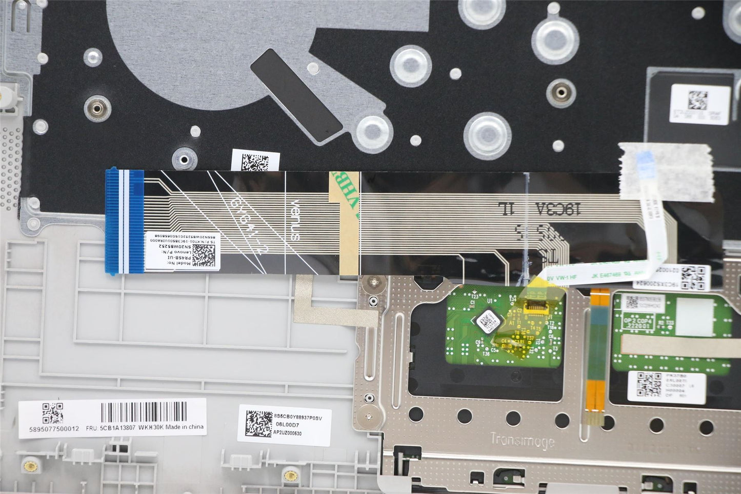 Lenovo IdeaPad 5-14ITL05 5-14ARE05 Keyboard Palmrest Top Cover Grey 5CB1A13807