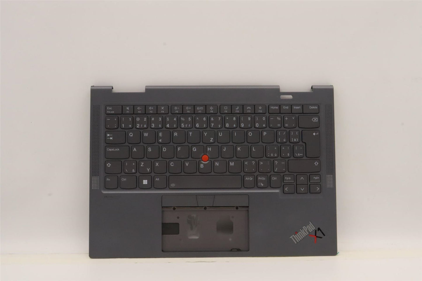 Lenovo Yoga X1 6th Keyboard Palmrest Top Cover Czech Grey 5M11C41023