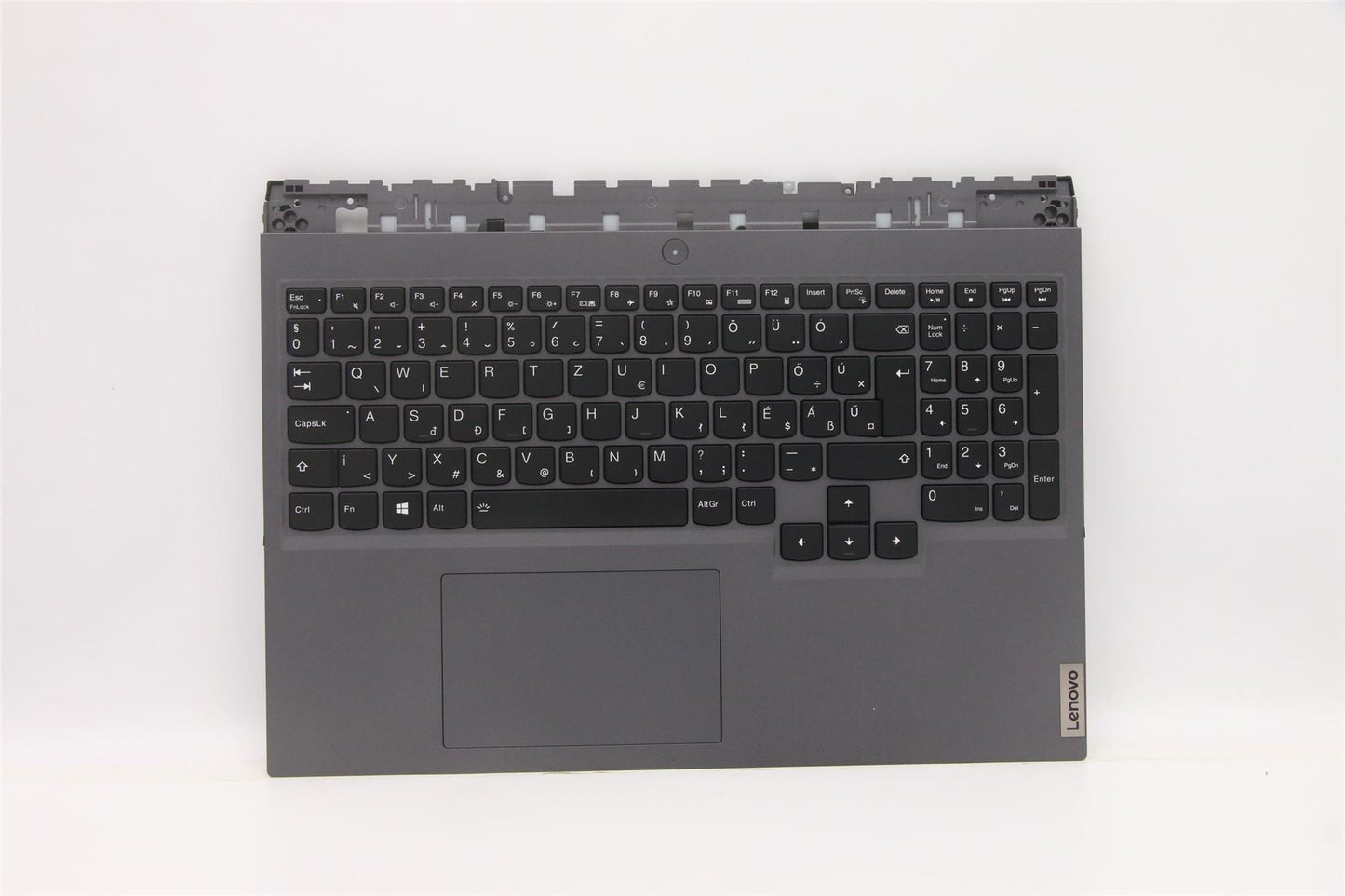 Lenovo 5 16ACH6 Palmrest Cover Touchpad Keyboard Hungarian Slate Grey 5CB1C93141