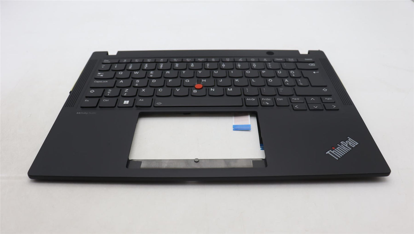 Lenovo ThinkPad X13 Gen 4 Keyboard Palmrest Top Cover Estonian Black 5M11L86144