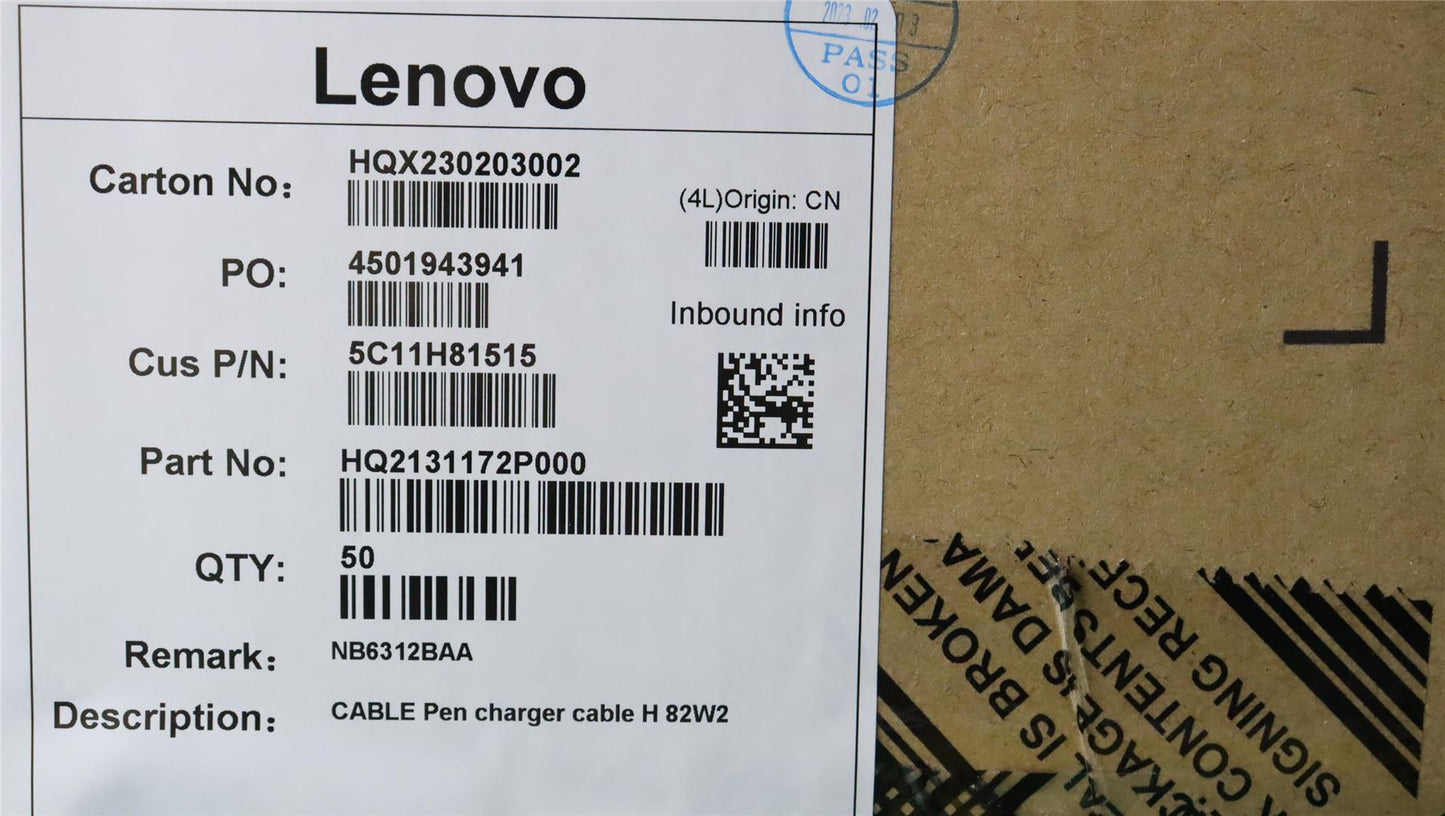 Lenovo Yoga 300e Gen4 Pen Stylus Charger Cable 5C11H81515