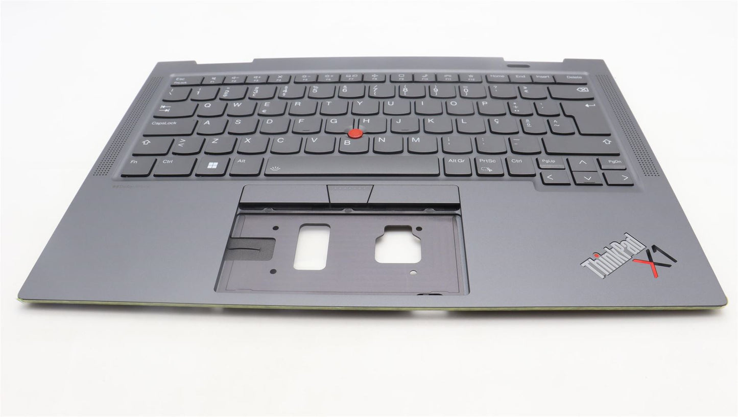 Lenovo Yoga X1 8th Keyboard Palmrest Top Cover Portuguese Grey 5M11H62465