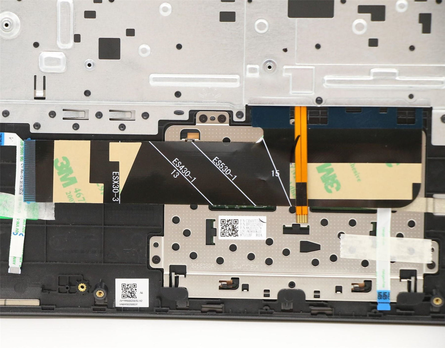 Lenovo Yoga 530-14ARR Keyboard Palmrest Top Cover Portuguese Black 5CB0R47321
