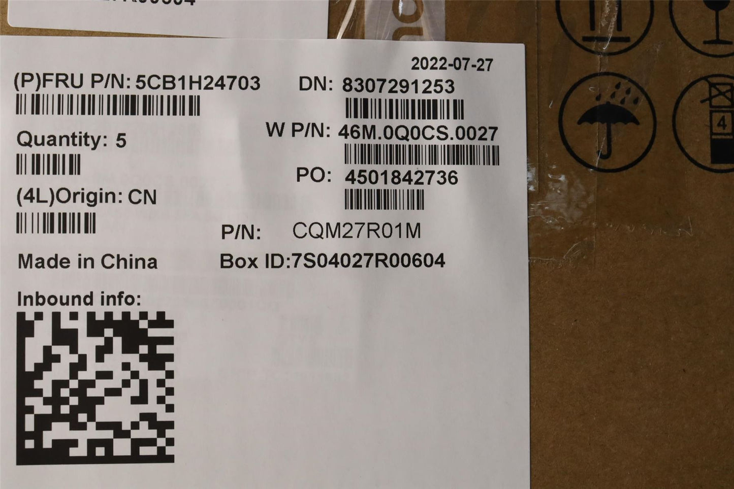 Lenovo ThinkBook 13x G2 IAP Palmrest Cover Touchpad Keyboard Spanish 5CB1H24703