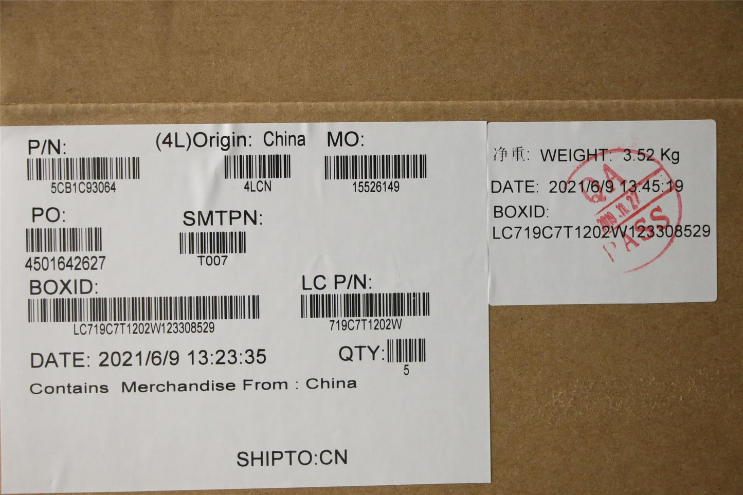 Lenovo Legion 5-15ACH6 Keyboard Palmrest Top Cover US Blue 5CB1C93064