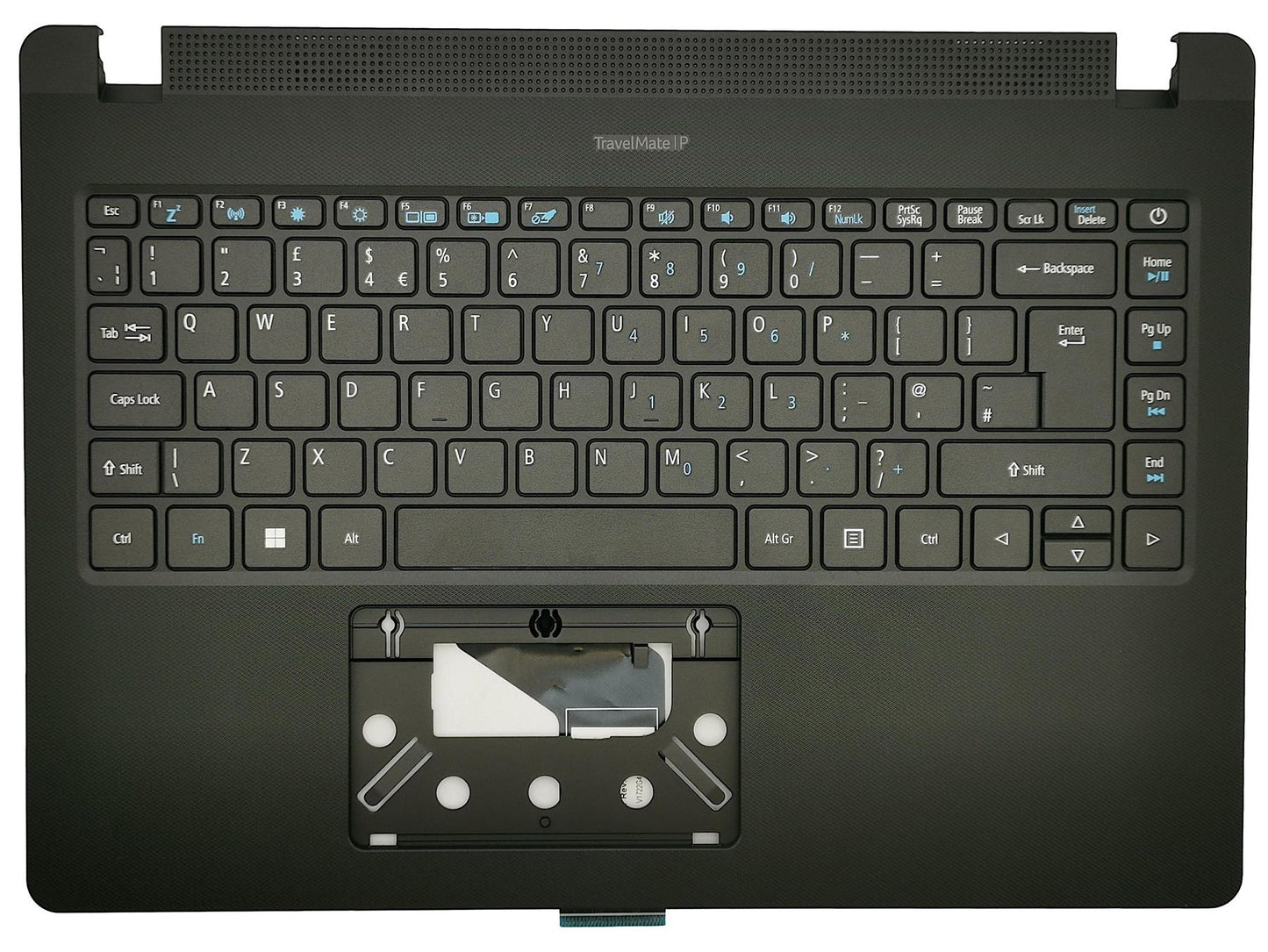 Acer Travelmate P214-41 P214-52 Palmrest Cover Keyboard UK Black 6B.VLHN7.031