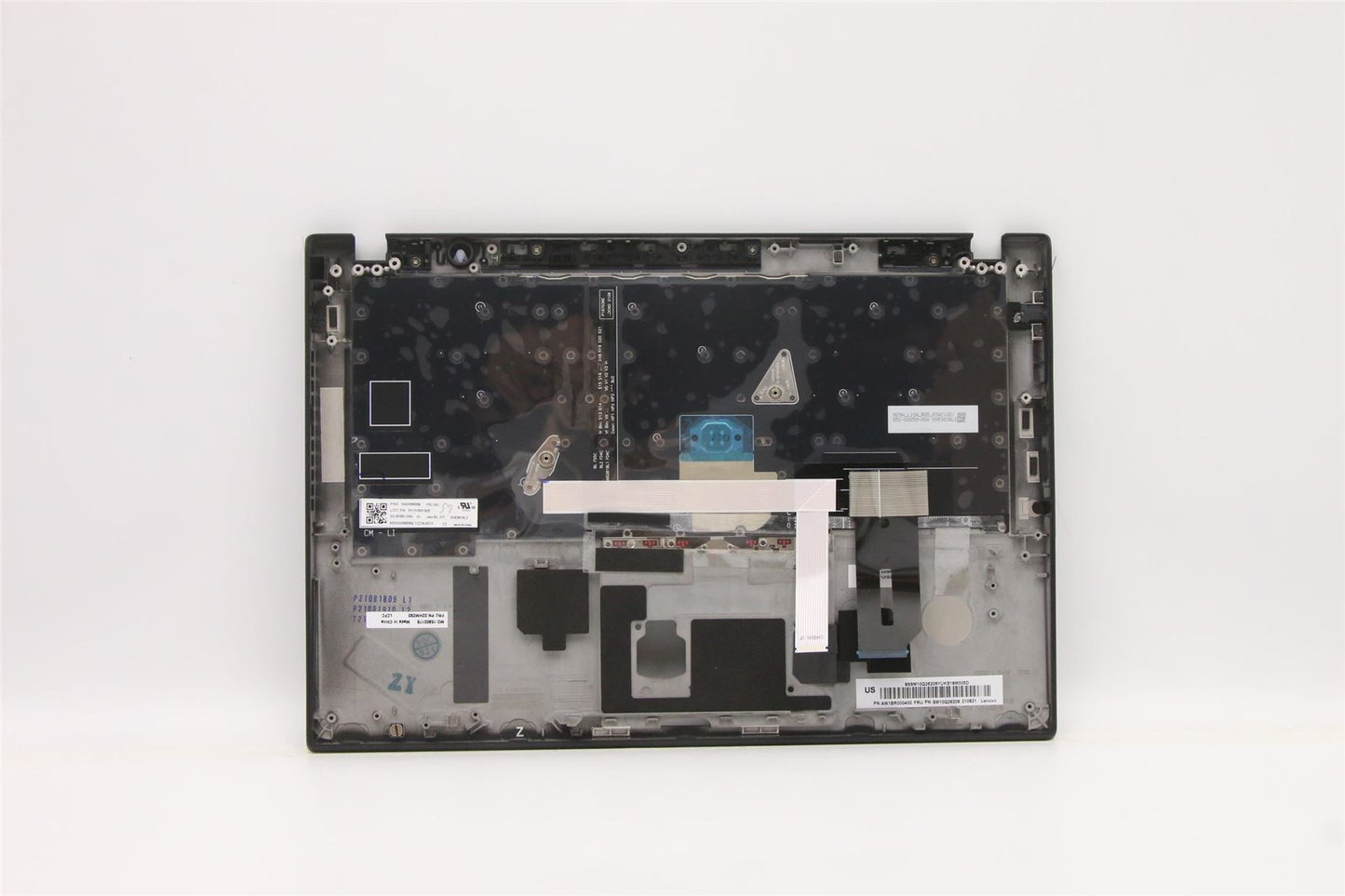 Lenovo ThinkPad T490s Keyboard Palmrest Top Cover Korean Black Backlit 02HM293