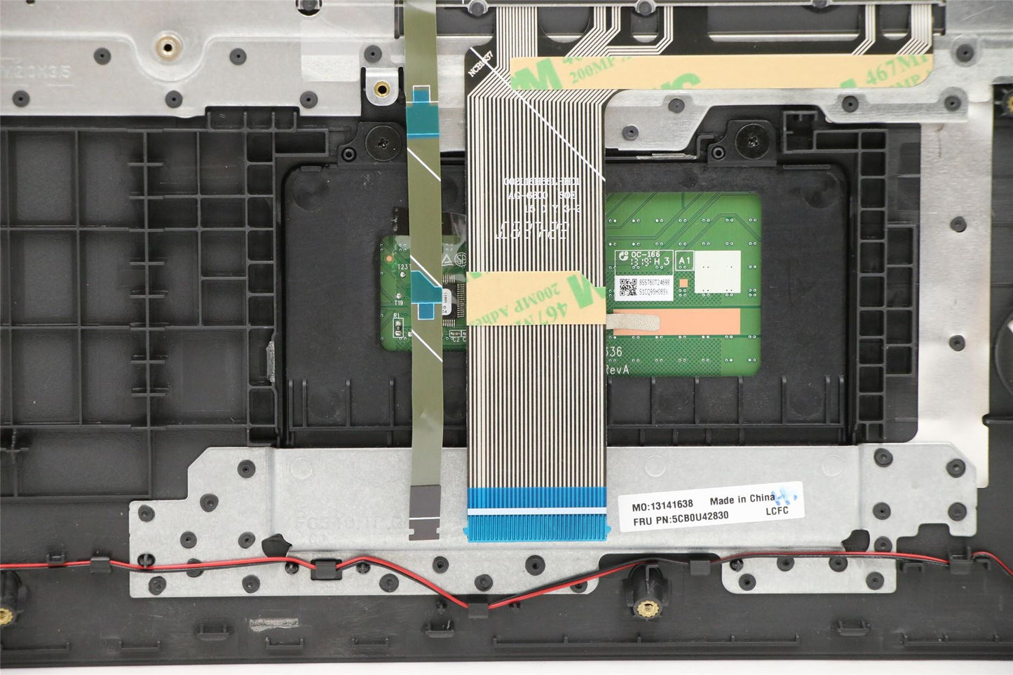 Lenovo Gaming L340-17IRH Keyboard Palmrest Top Cover Czech Black 5CB0U42830