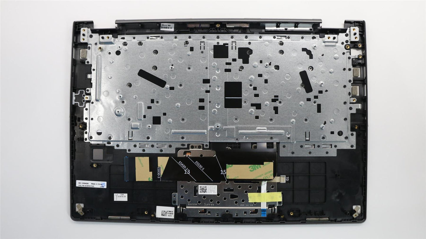 Lenovo Flex 530-14ARR 6-14ARR Keyboard Palmrest Top Cover US Black 5CB0R47243