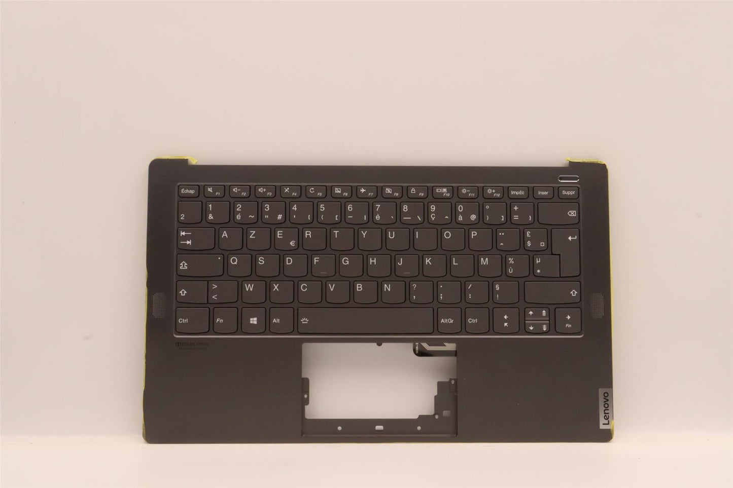 Lenovo S940 14IIL Keyboard Palmrest Top Cover French Iron Grey 5CB0W43478