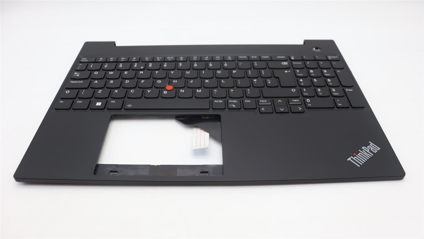 Lenovo ThinkPad E16 Gen 1 Keyboard Palmrest Top Cover UK Black 5M11L65322