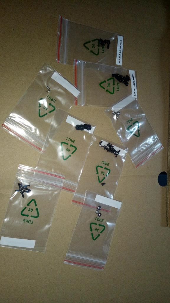 Lenovo E31-70 E31-80 Screw Screws Set Kit 5S10J36140