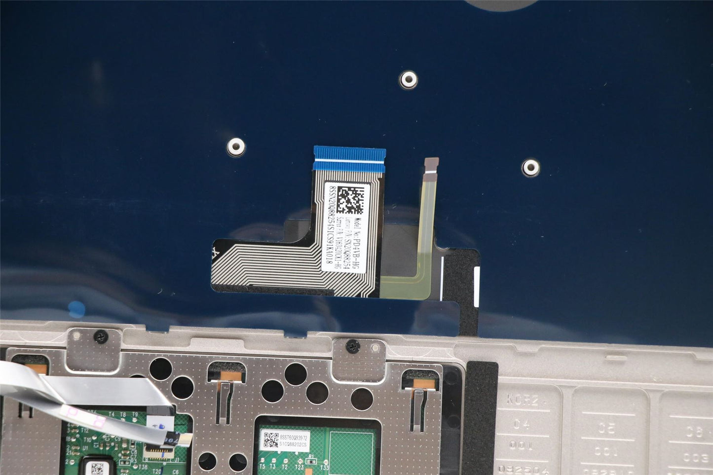 Lenovo Yoga C930-13IKB Keyboard Palmrest Top Cover Hungarian Mica 5CB0S72656