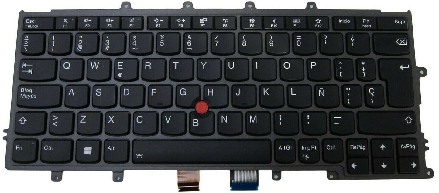 Lenovo ThinkPad X270 A275 Keyboard Spanish Black Backlit 01EN596
