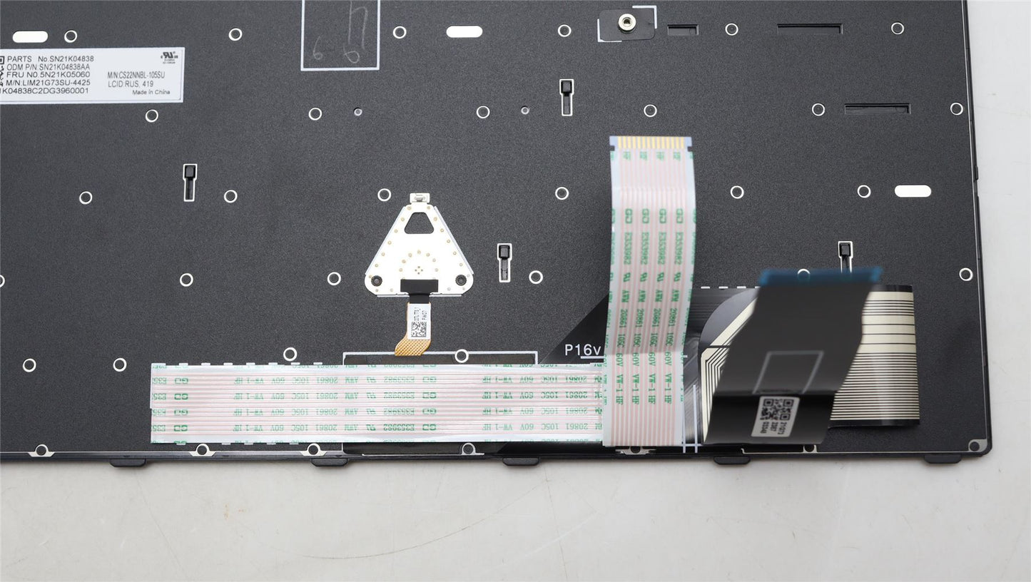 Lenovo ThinkPad T16 Gen 2 P16s Gen 2 L15 Gen 4 s L15 Gen 4 Keyboard 5N21K05208