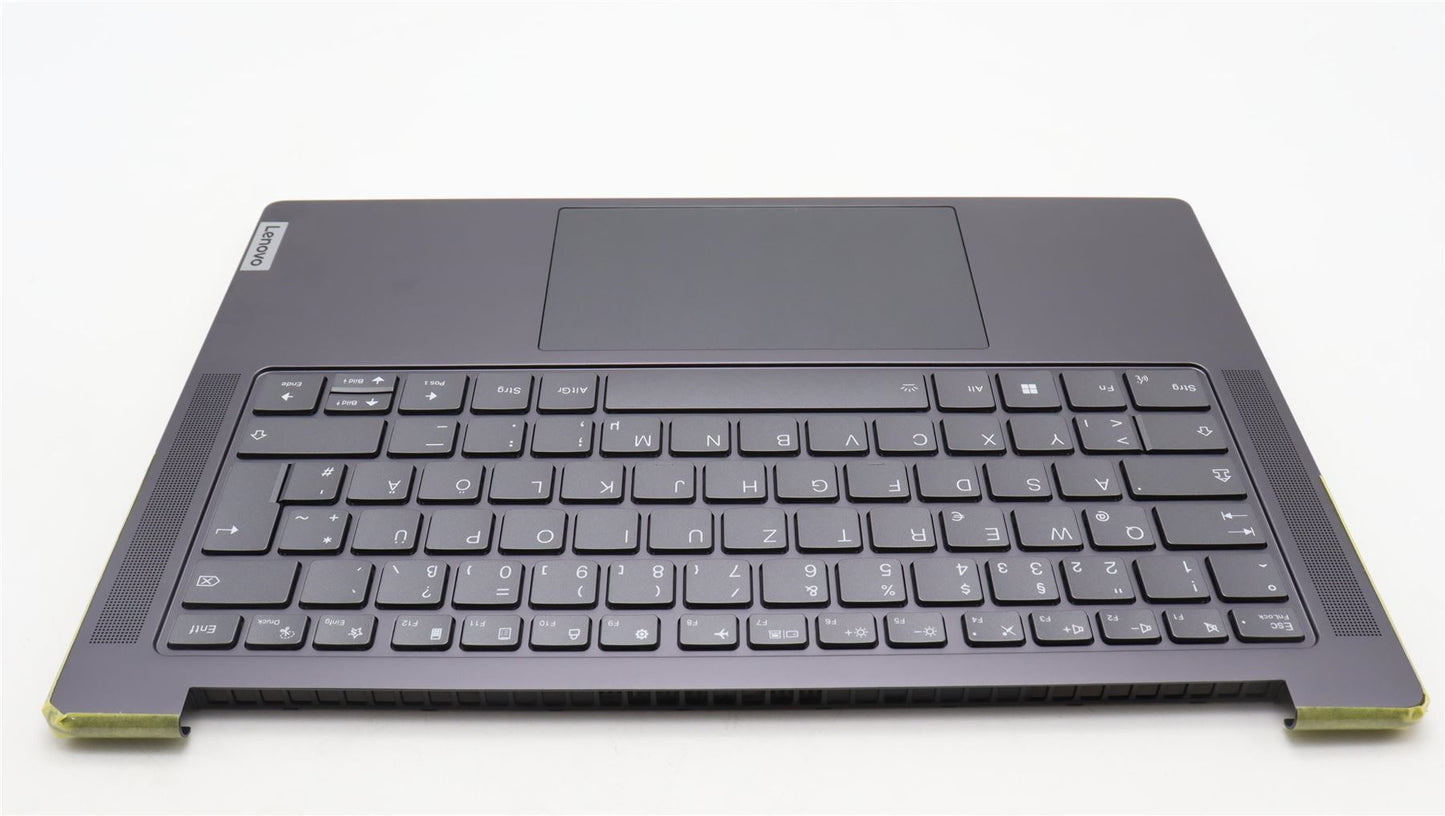 Lenovo Yoga 7 14ARP8 Palmrest Cover Touchpad Keyboard German Black 5CB1L50258