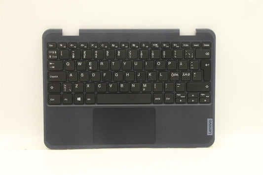 Lenovo 100w Gen 3 Keyboard Palmrest Top Cover Norwegian Black 5M11C94574