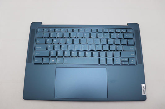 Lenovo Yoga 7 14IRH8 Palmrest Cover Touchpad Keyboard US Europe Blue 5CB1L39522