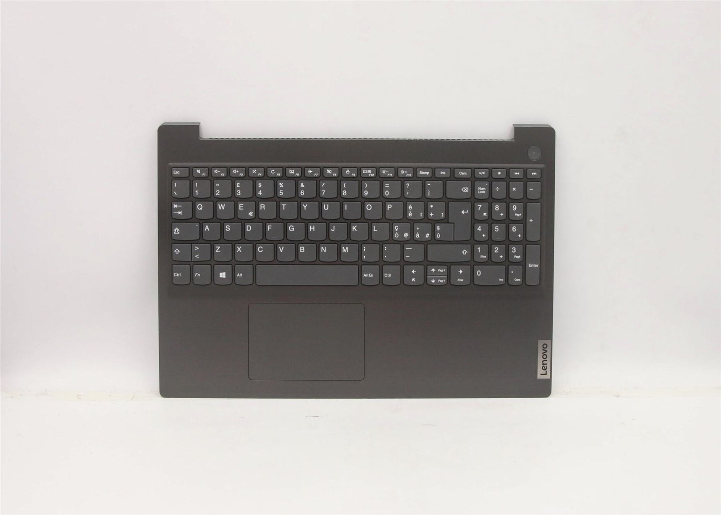 Lenovo V15 G1-IML Palmrest Touchpad Cover Keyboard Italian Grey 5CB1C17446