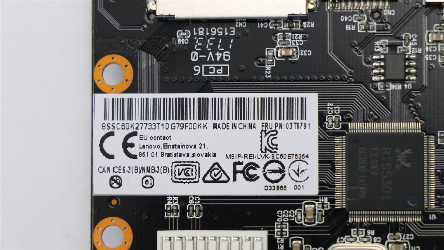 Lenovo FRU, 29-in-1 Media Card Reader, USB 3.0 03T6791
