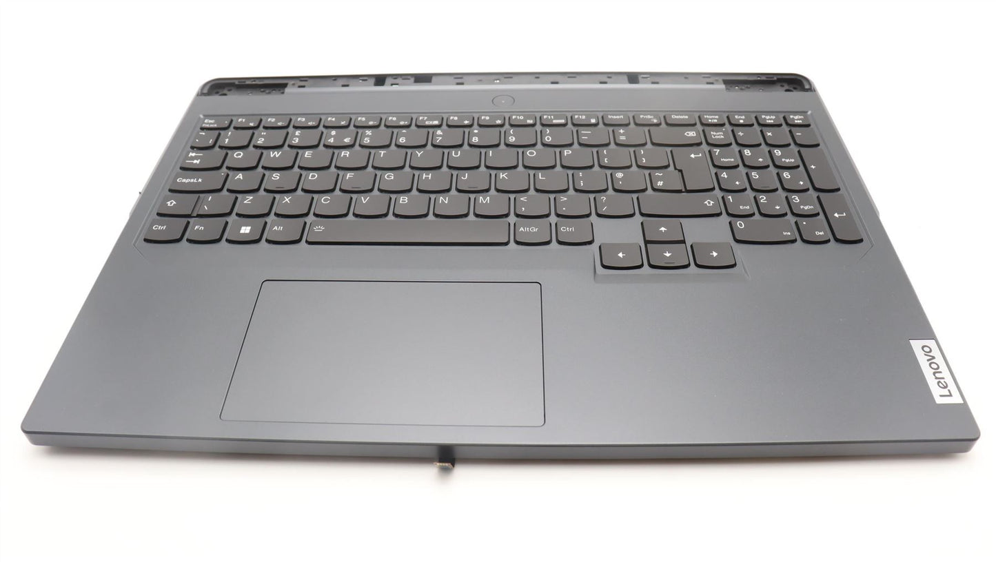 Lenovo Legion 5 16ARX8 Palmrest Cover Touchpad Keyboard UK Onyx Grey 5CB1L54655