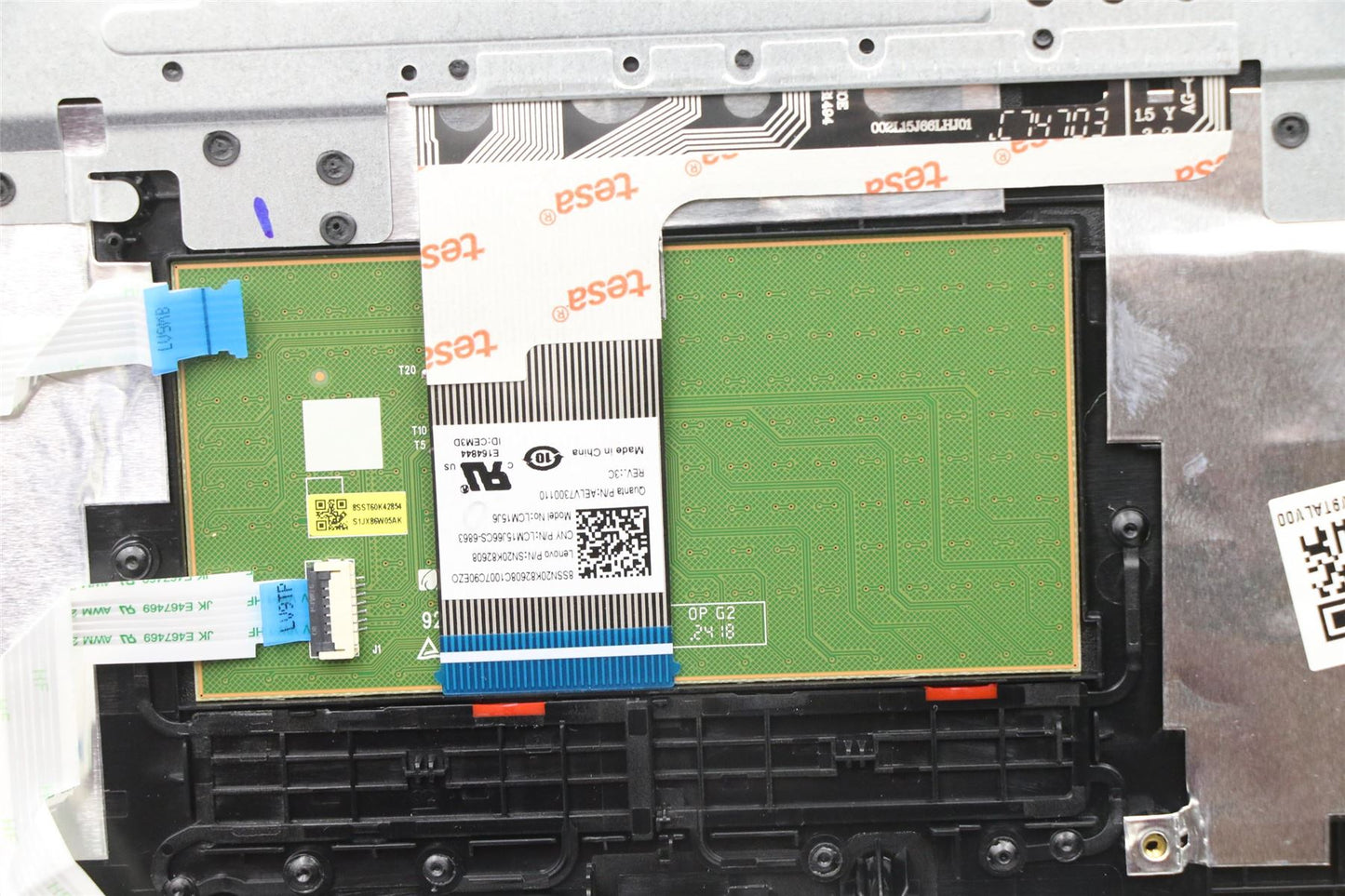 Lenovo V510 15IKB Palmrest Cover Touchpad Keyboard Czech Slovakian 5CB0M31621