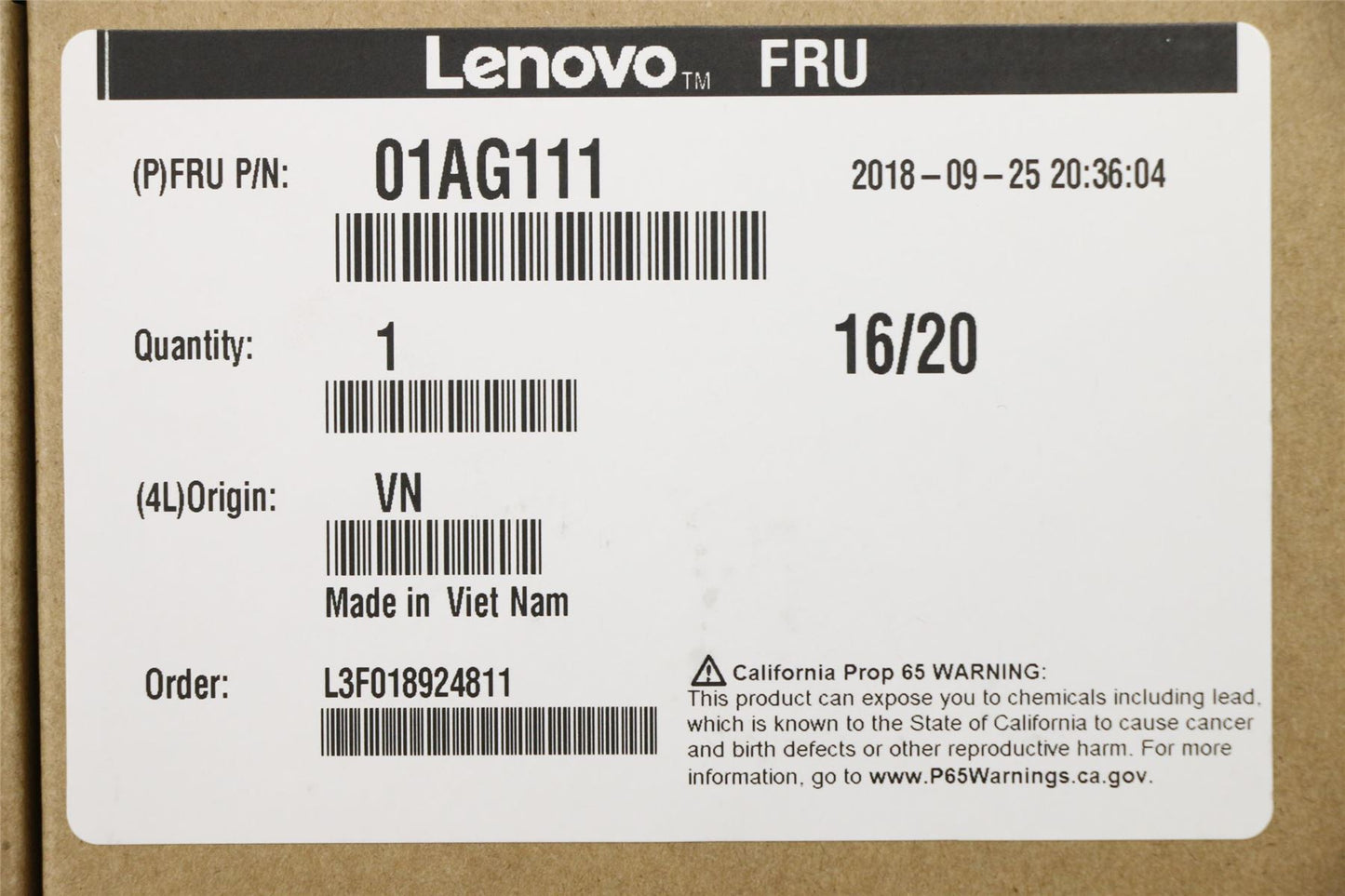 Lenovo IdeaCentre Tower TS150 510-15IKL 510S-08IKL CPU Processor 01AG111