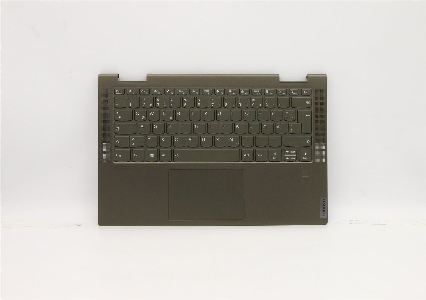Lenovo Yoga 7-14ITL5 Keyboard Palmrest Top Cover German Dark Moss 5CB1A08859