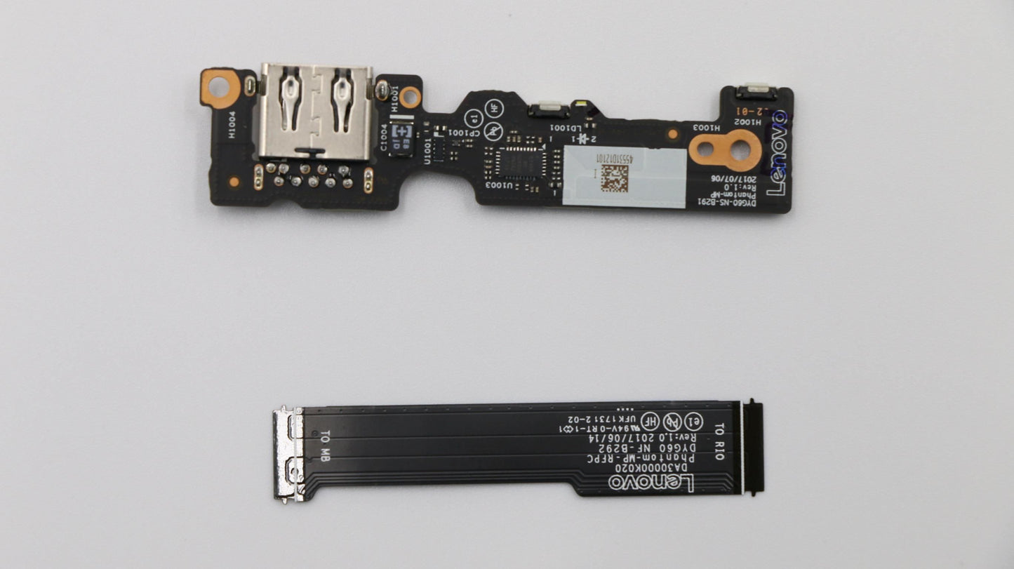 Lenovo USB&Power L 80Y7 W/Cable Power USB Board 5C50Q09617