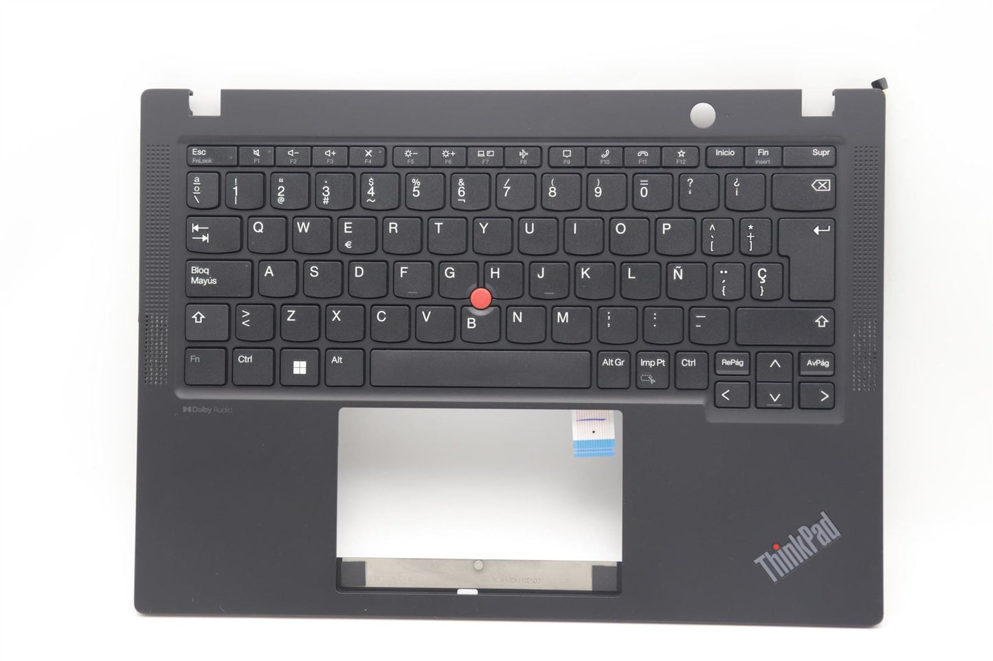 Lenovo ThinkPad X13 Gen 4 Keyboard Palmrest Top Cover Spanish Black 5M11L85801