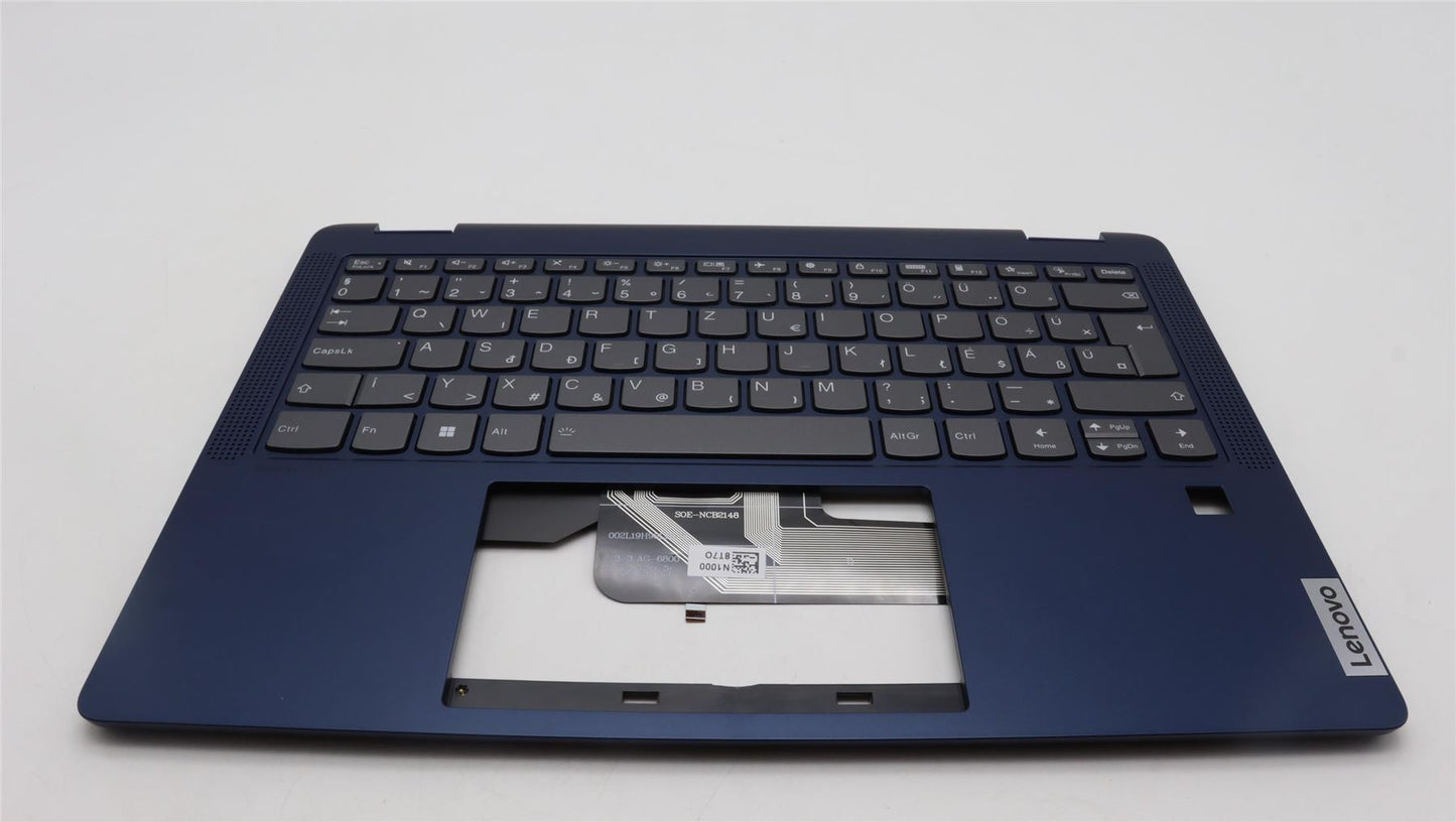 Lenovo IdeaPad 5 14ABR8 Keyboard Palmrest Top Cover Hungarian Backlit 5CB1K20734